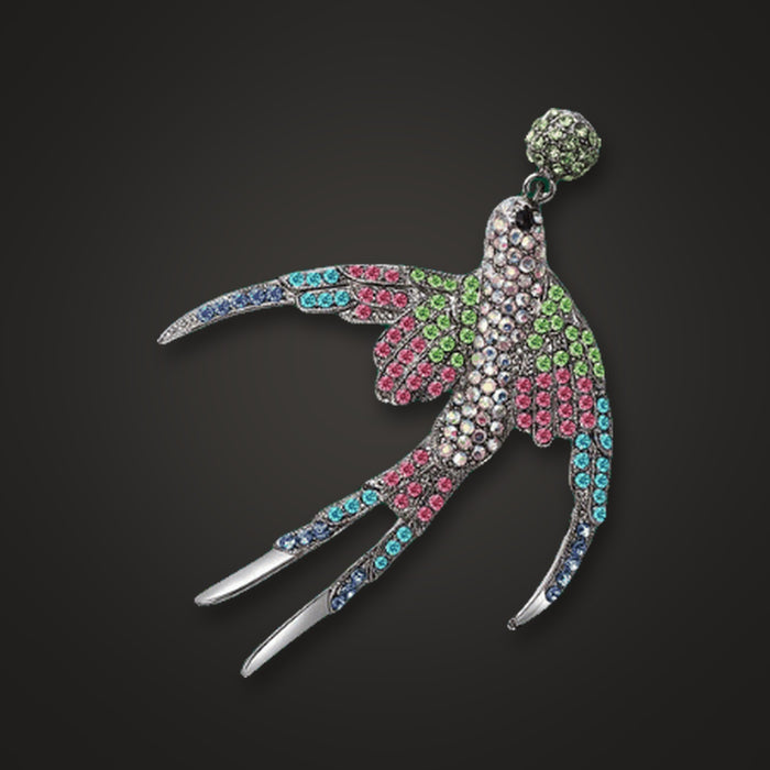 Artisan Geometric Gold Brooch - Elysian Bijoux