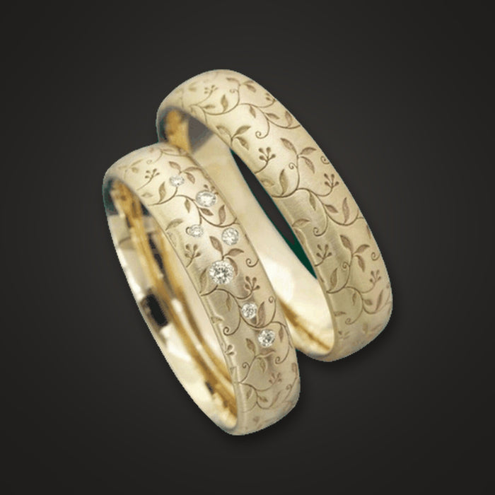 Floral Bloom Solitaire Ring - Elysian Bijoux