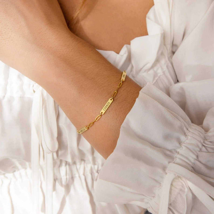 NameFlex™ Personalized Alphabet Stainless Steel Bracelet - Elysian Bijoux